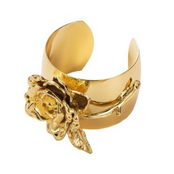 occidental style wind three-dimensional rose opening bangle personality temper..