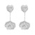 occidental style personality brief wind Earring retro Alloy petal pendant earrings flowers leaves earring