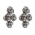  fashion summer flowers earrings multilayer temperament exaggerating hollow flowers diamond Earringearrings