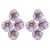  fashion summer flowers earrings multilayer temperament exaggerating hollow flowers diamond Earringearrings