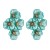  fashion summer flowers earrings multilayer temperament exaggerating hollow flowers diamond Earringearrings