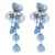occidental style fashion long style more multilayer flowers earrings woman Korean summer wind temperament high E