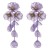 occidental style fashion long style more multilayer flowers earrings woman Korean summer wind temperament high E