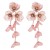occidental style fashion long style more multilayer flowers earrings woman Korean summer wind temperament high E