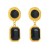 occidental style retro exaggerating square diamond earrings woman silver multilayer high fashion temperament Earr