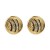 brief medium temperament square geometry Alloy diamond ear stud retro palace wind banquet ear stud