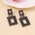  exaggerating fashion brilliant geometry diamond hollow square earring     trend Ladies banquet Earring