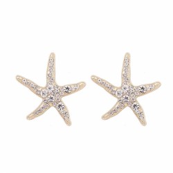  occidental style lady all-Purpose high ear stud   embed starfish fashion all-..