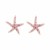  occidental style lady all-Purpose high ear stud   embed starfish fashion all-Purpose lady earrings