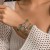 occidental style retro ethnic style pendant gravel bracelet woman multilayer chain setracelet