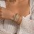 occidental style retro ethnic style pendant gravel bracelet woman multilayer chain setracelet