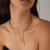 occidental style punk wind brief Metal surface circle Double layerv Collar  fashion opening necklace