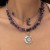 occidental style ethnic style gravel beads necklacenecklace new medium tassel flowers le