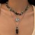 occidental style ethnic style gravel beads necklacenecklace new medium tassel flowers le