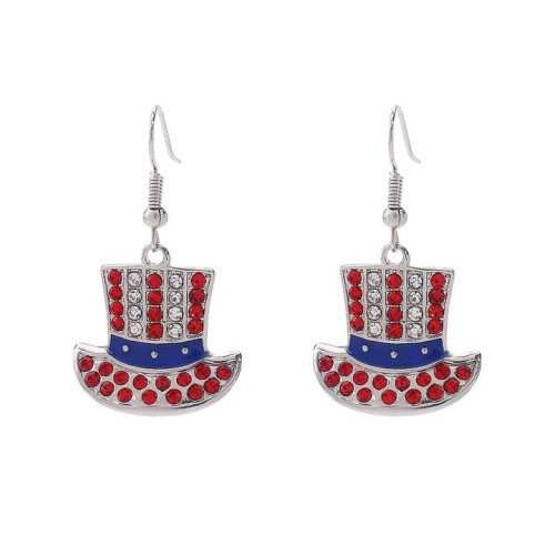 E new dayU wings Five-pointed star enamel Alloy earring woman