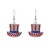 E new dayU wings Five-pointed star enamel Alloy earring woman