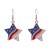 E new dayU wings Five-pointed star enamel Alloy earring woman