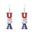 E new dayU wings Five-pointed star enamel Alloy earring woman