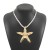 occidental style starfish pendant necklace woman  summer Irregular Alloy clavicle chain