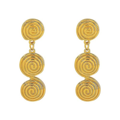 E occidental styleins temperament pattern earring  retro geometry Alloy earrings woman