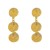 E occidental styleins temperament pattern earring  retro geometry Alloy earrings woman