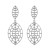 E occidental style exaggerating creative hollow Alloy diamond Leaf earrings  fashion high Earring