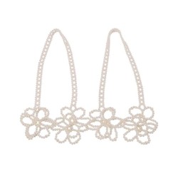  flowers Pearl Sling chain  beadsins wind handmade chain