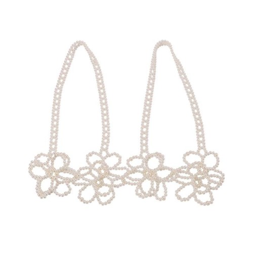  flowers Pearl Sling chain  beadsins wind handmade chain