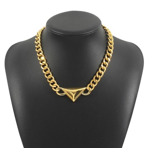 occidental style exaggerating three-dimensional geometry necklace  retro wind classic all-Purpose earrings