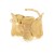  wind Metal surface petal bangle  occidental style exaggerating retro high bracelet