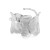  wind Metal surface petal bangle  occidental style exaggerating retro high bracelet