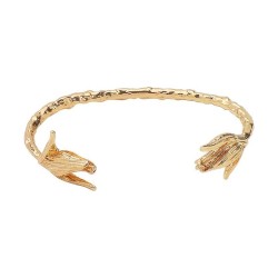 brief small fresh flower opening  fashion personalityins wind samll bangle