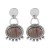 E occidental style retro natural mosaic earrings  ethnic style tribe geometry Earring
