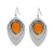 E occidental style retro natural mosaic earrings  ethnic style tribe geometry Earring