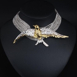   occidental style exaggerating retro fashion multilayer fully-jewelled neckla..