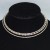 luxurious brief Pearl necklace multilayer Rhinestone bride Pearl Collar clavicle chain