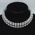 occidental style brief multilayer Pearl necklace Rhinestone bride Pearl Collar clavicle chain