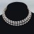 occidental style brief multilayer Pearl necklace Rhinestone bride Pearl Collar clavicle chain