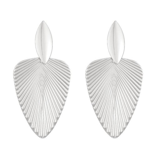 occidental style personality exaggerating pattern Leaf ear stud high leaves pattern earrings woman E