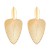 occidental style personality exaggerating pattern Leaf ear stud high leaves pattern earrings woman E