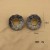 occidental style exaggerating high hollow earrings color earrings glass fully-jewelled fashion ear stud E