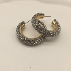 occidental style color diamond earrings high fashion all-Purpose Earring brief..