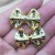 occidental style samll brief bow ear stud high fashion all-Purpose earrings ear stud