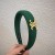 autumn retro velvet Headband black Headband medium samll wind high hair clip woman