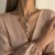 temperament samll imitate Pearl tassel necklace woman  retro snake chainY geometry  occidental style