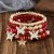 occidental style fashion lady Bohemia multilayer crystal bracelet butterfly pendant colorful bracelet