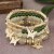 occidental style fashion lady Bohemia multilayer crystal bracelet butterfly pendant colorful bracelet
