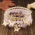 occidental style fashion lady Bohemia multilayer crystal bracelet butterfly pendant colorful bracelet