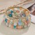 occidental style Bohemia layer bracelet lady diamond multilayer elasticity bracelet