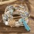 occidental style Bohemia layer bracelet lady diamond multilayer elasticity bracelet